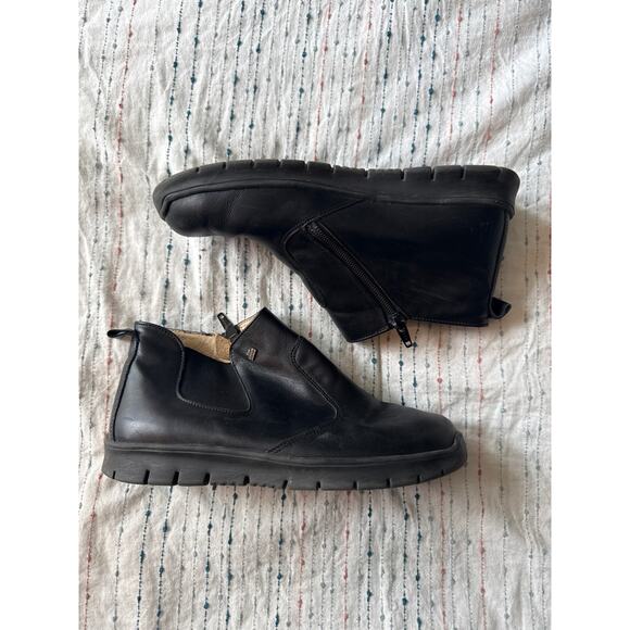 Finn Comfort Black Boots for Women for sale | eBay Finn Comfort Women’s Black Leather Chelsea Boot Zip Up Size 7.5